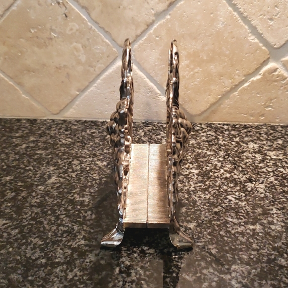 Studio Silversmiths Grapevine Napkin Letter Book Card Holder - Picture 4 of 13